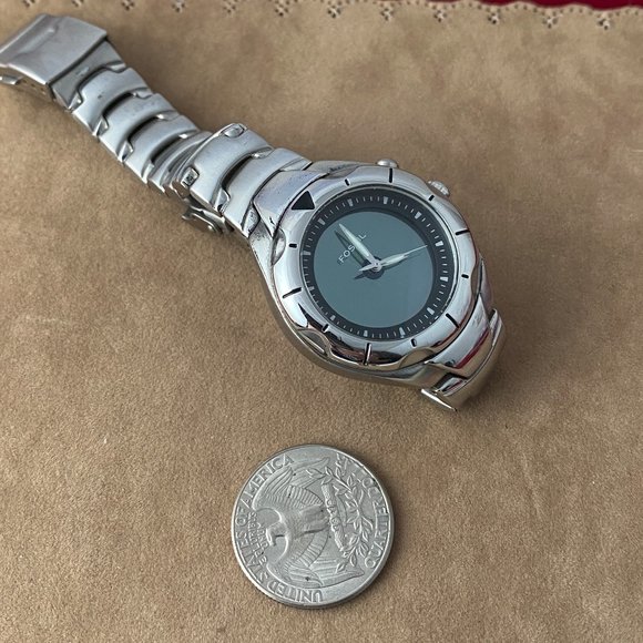 Fossil Blue Animated Flashing Mirror & Blue Watch - Picture 3 of 6